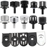 Motorcycle Universal Rear Fender Seat Screw Bolt Nut Knob Cover For Harley Sportster Fatboy Dyna Softail V-ROD Touring Tri Glide