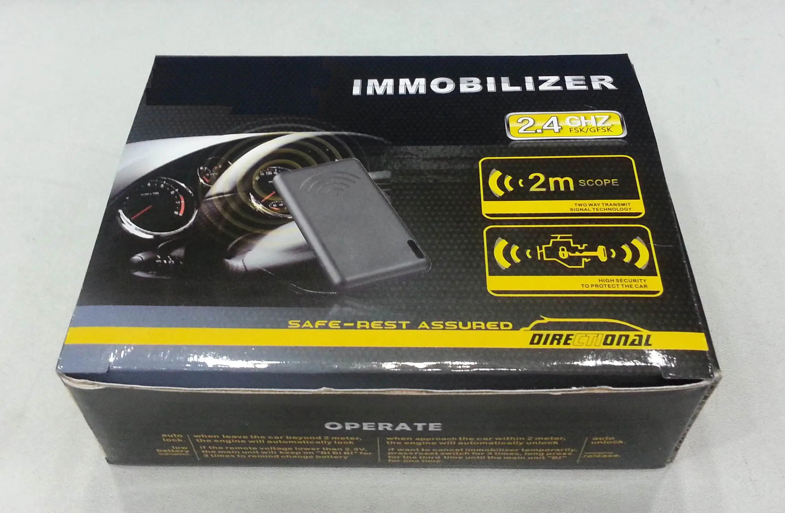 GY-11 2.4G RFID Immobilizer Smart Key Engine Lock Car Alarm Remote Control Circuit Cut Off Auto Unlock Device Accessories