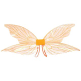 Fantasy Colorful Butterfly Fairy Wings Organza Sparkle Cosplay Wings Handmade Elf Wings Costume for Adult Kid
