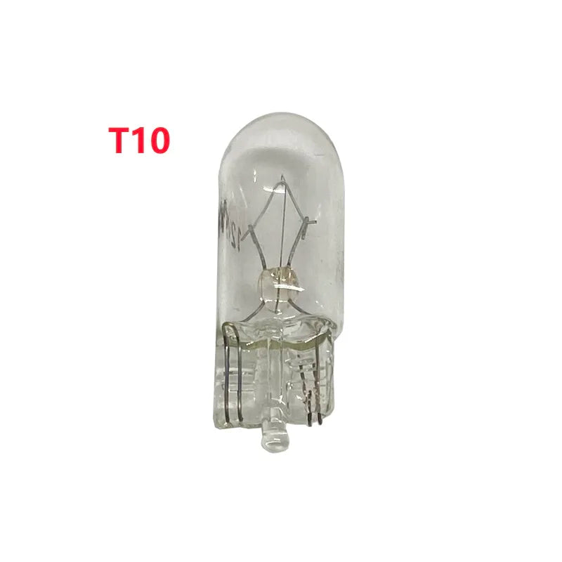 4/10P T5 T10 T13 T15 BA9S G18 Car Halogen Lamp Instrument Lights Bulb Auto Interior Light Car Styling T20 7440 7443 12V