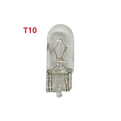 4/10P T5 T10 T13 T15 BA9S G18 Car Halogen Lamp Instrument Lights Bulb Auto Interior Light Car Styling T20 7440 7443 12V