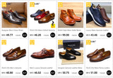 Men's Oxford Genuine Leather Wholecut Fashion Pointed Toe Lace-up Formal Business Wedding Dress Shoes