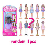 Barbie Color Reveal Mini Fashion Doll with Nail Polish Shell Accessories and Changeable Outfits Micro Dolls Toys Gift for Girls
