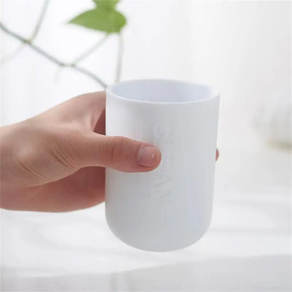 Bathroom Accessories Set Designer Soap Lotion Dispenser Toothbrush Holder Soap Dish Tumbler or wood Bottle Cup Black/White/gray