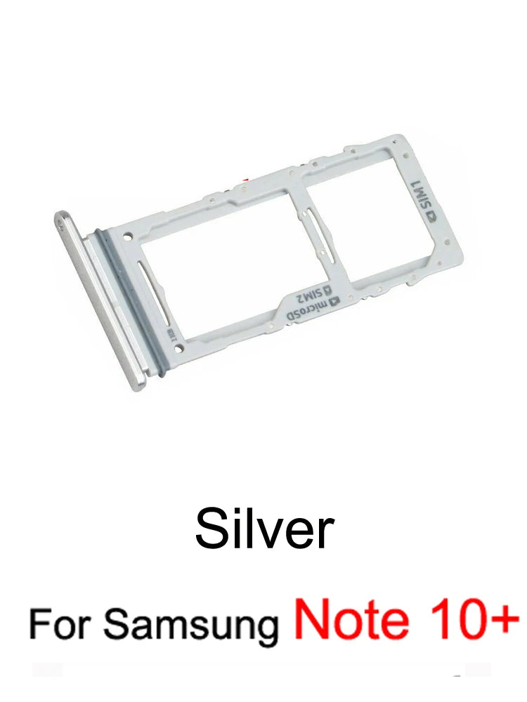 SIM Card Tray Slot For Samsung Note 10 Plus 10+ 5G Galaxy Note 10+ Phone SIM Chip Micro SD Card Tray Holder Adapter
