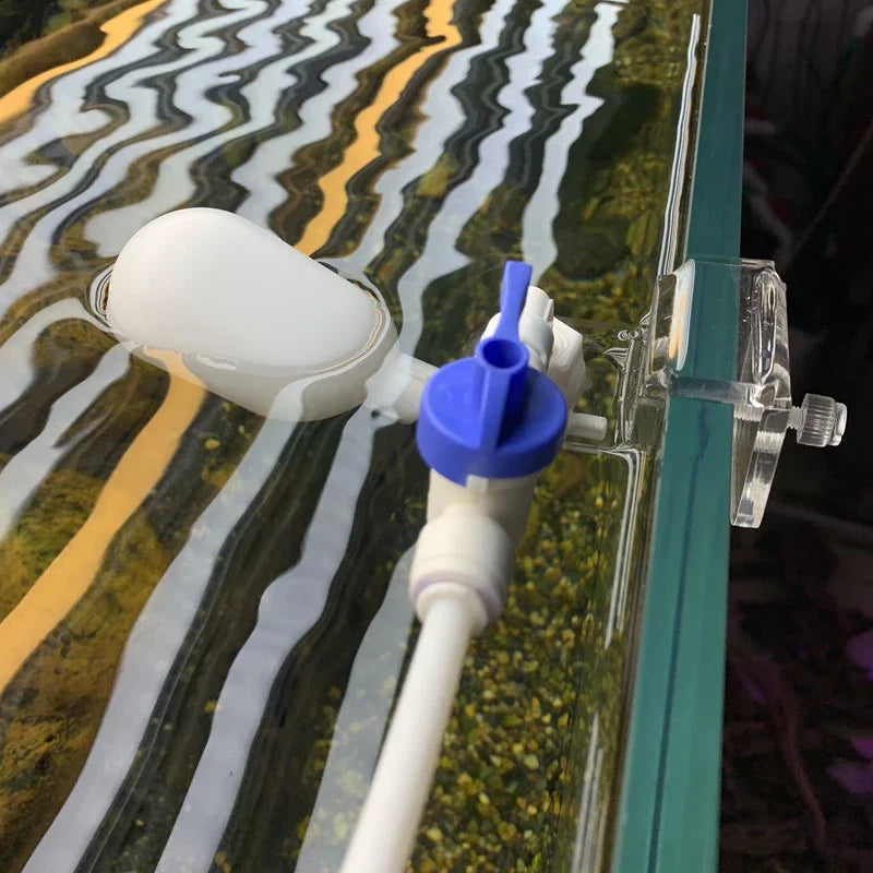 Auto Aquarium Water Changer Kit Power-Free Fish Tank Float Ball Valve Type Auto Water Filler Water Level Controller 1/4 Inch