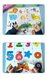 Montessori Cards Educational Toys for Children Learning Educational Puzzles Develop Cognitive Games for Babies Kids Baby Novel