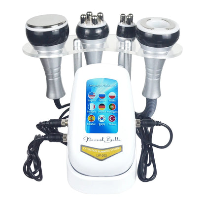 Máquina de cavitación ultrasónica para adelgazamiento corporal de 4 pulgadas y 140K, dispositivo de belleza, masajeador facial, reafirmante de piel, lifting facial, succión al vacío