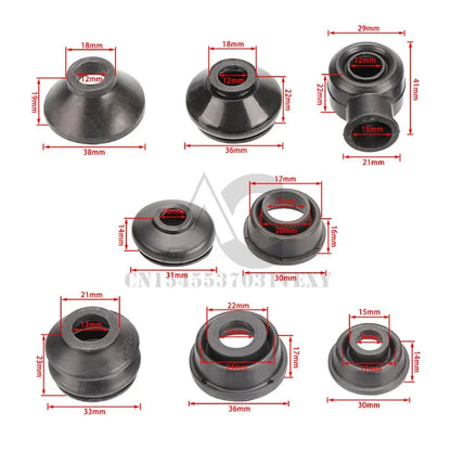 4pcs Universal Ball Joint Turn Rods Rubber Boot Dust Cover Replacement Control Arm Protector Car Suspension Steering Accessories