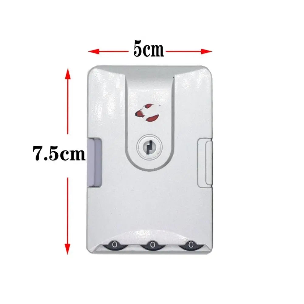 Black Silver Luggage Password Lock Anti Theft Replacement Travel Bag Key Lock Lock Catch Security Tool Suitcase Lock Buckle