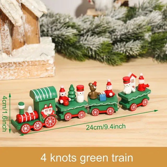 Christmas Train Decorations for Home, Merry Christmas Ornament, Noel Gifts, Happy New Year, 2025, 2024 