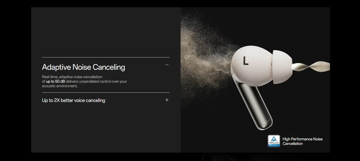 Global Version OnePlus Buds Pro 3 Earphone Up to 50dB Noise Canceling Spatial Audio with Head Tracking Hi-Resolution Audio