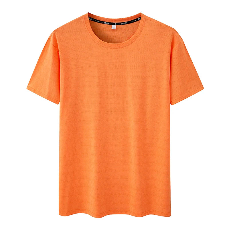 T-shirt for Men Plus Size 5XL/6XL Quick Drying T-shirt Round Neck Big Size Short Sleeve Oversized T Shirt