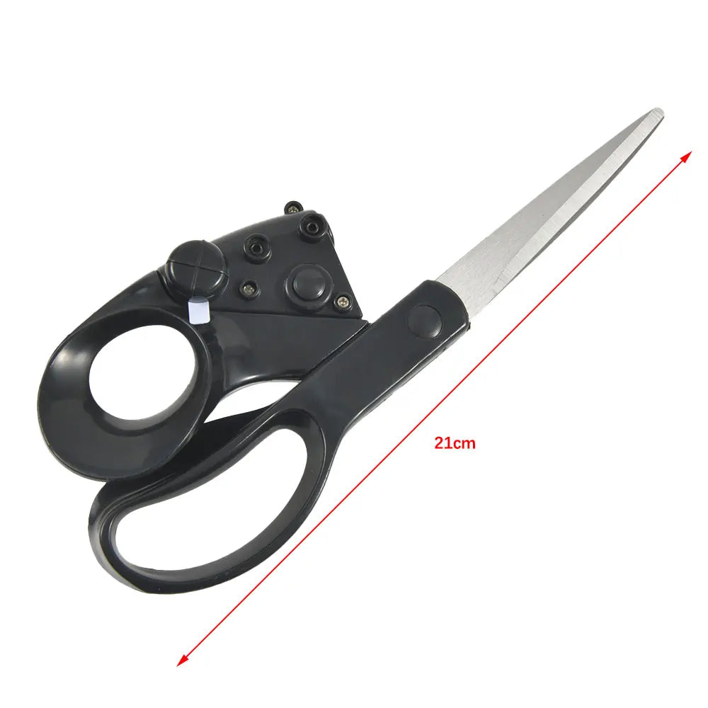 New Professional Laser Guided Scissors Infrared Scissors Home Crafts Multifunctional Scissors