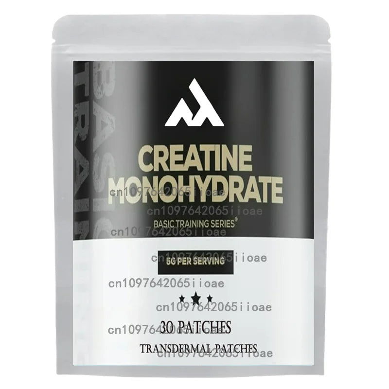 30 Patches Creatine Monohydrate Transdermal Patches- Support Muscles, Cellular Energy and Cognitive Function