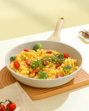 Durable Frying Pan Wok Pan Non-stick Ceramic Pot Induction Gas Stove Universal Cookware Steak Cooking Saucepan Nonstick Pan