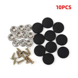 Hebillas de techo para interior de automóvil, tapizado de techo, tela, tornillo de fijación, cuidado de hebillas de tela, remaches, tapa de retención, reparación de piezas automotrices
