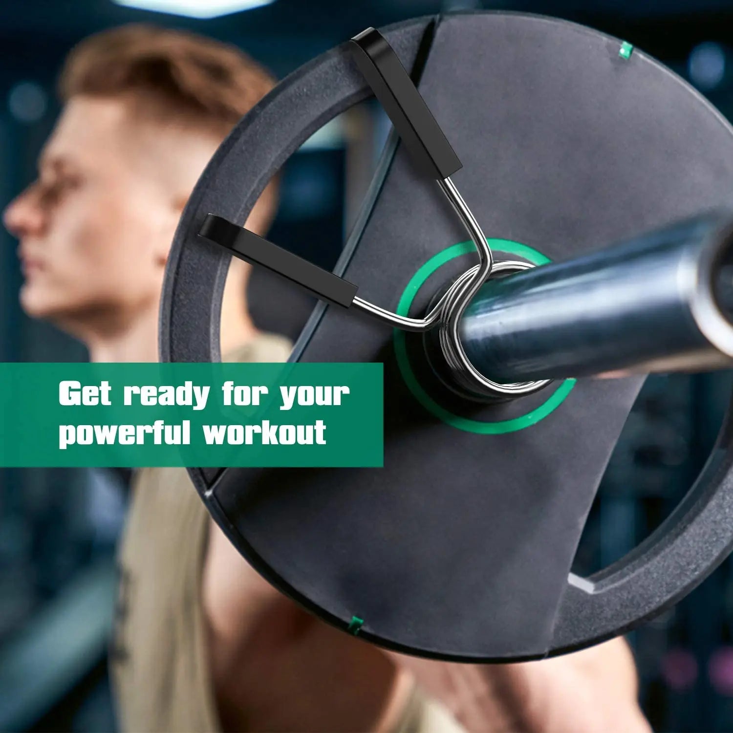 2 Piece 25/28/30mm Barbell Clamp Spring Collar Clips Gym Weight Dumbbell Lock Standard Lifting Kit Barbell Lock