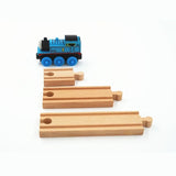 Wooden Train Track Toys Railway Rails Accessories Fit Thomas Train Road Connector Bridge Wood Railway Children Boy Christmas Gift