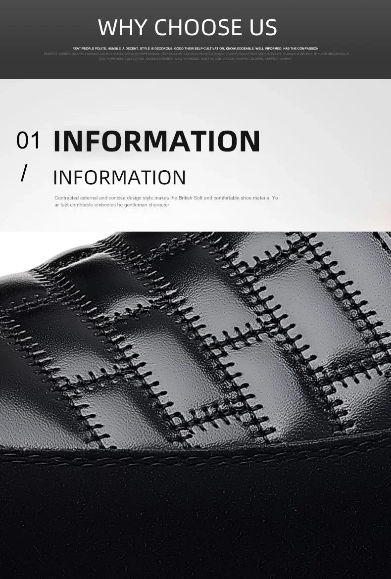 2024 Autumn Business Casual Shoes for Men Trend Classic Leather Shoes Outdoor Men Sneakers Sewing Breathable Men's Dress Shoes