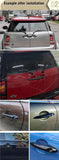 Black For Mini Cooper One D S JCW R55 Clubman 4Doors 2007-2014  Door Handle Covers Stickers Car-Styling Exterior Accessories
