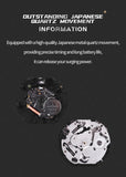 NAVIFORCE Men's Watch Top Brand Luxury Waterproof 24-Hour Date Quartz Watch Men Leather Sport Wristwatch Men Waterproof Clock