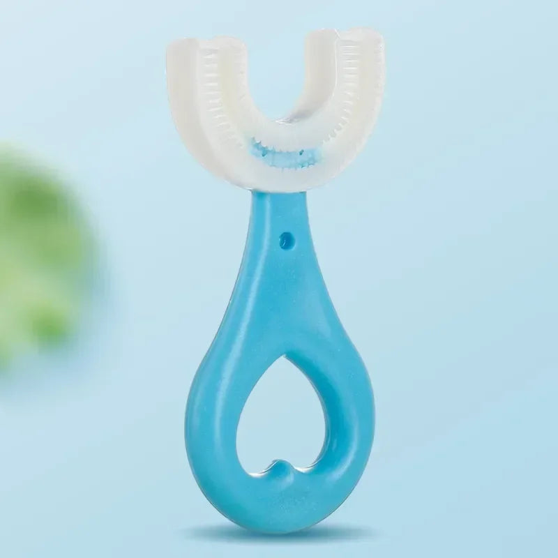 Baby Toothbrush Children 360 Degree U-shaped Child Toothbrush Teethers Baby Tooth Brush Silicone Kids Teeth Oral Care Cleaning