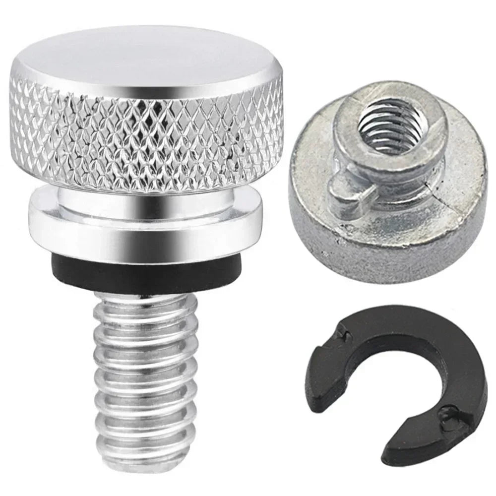Motorcycle Universal Rear Fender Seat Screw Bolt Nut Knob Cover For Harley Sportster Fatboy Dyna Softail V-ROD Touring Tri Glide