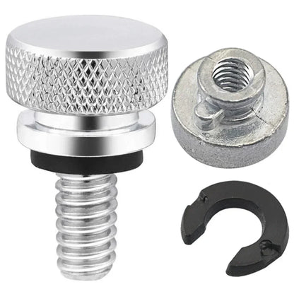 Motorcycle Universal Rear Fender Seat Screw Bolt Nut Knob Cover For Harley Sportster Fatboy Dyna Softail V-ROD Touring Tri Glide