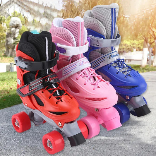 Size 23 24 25 26 27 28 29 - 41 Breathable Skating Shoes Stable Children Skates Roller Skates Kids Beginner Shoes