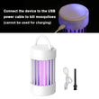 Electric Shock Mosquito Killer Lamp, UV Light, USB Anti Mosquito Trap for Bedroom, Outdoor Camping Use, Kills Moths, Wasps 