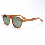 Polarized Sunglasses for Men and Women, UV400 Johnny Depp Lemtosh Style, Retro Acetate Frame, Eyeglasses Eyewear for Men