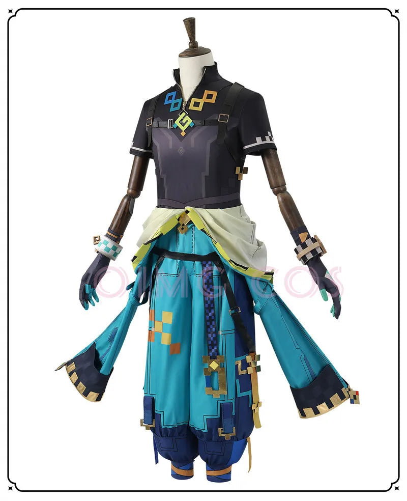 Genshin Impact Kinich Cosplay Costume Adult Carnival Uniform  Anime Halloween Party Costumes Masquerade Women Game