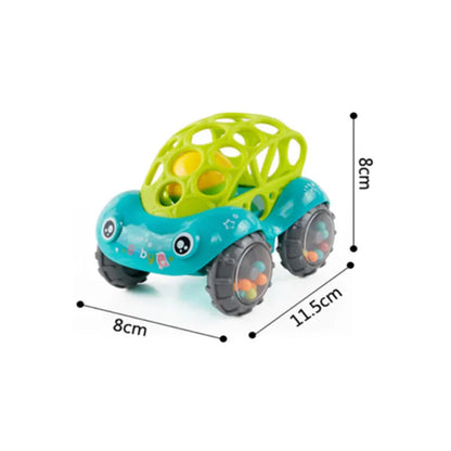 Baby Toys 0 12 Months Rotating Rattle Ball Grasping Activity Baby Development Toy Silicone Teether Sensory Toys for Babies Gifts