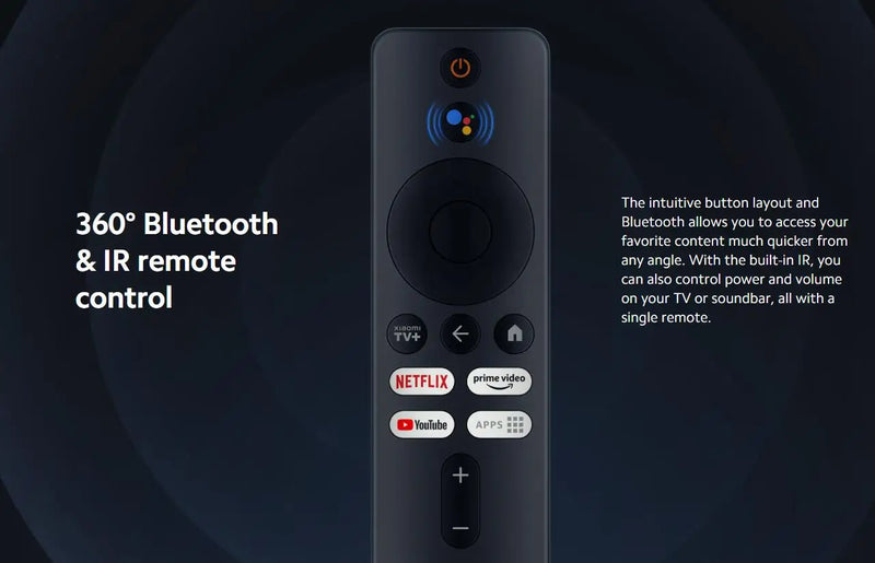 Xiaomi TV Box S 2nd Gen, Google TV smart tv Box, 4K Ultra-HD Quad-core Processor Dolby Vision HDR10+ Google Assistant,BT 5.2