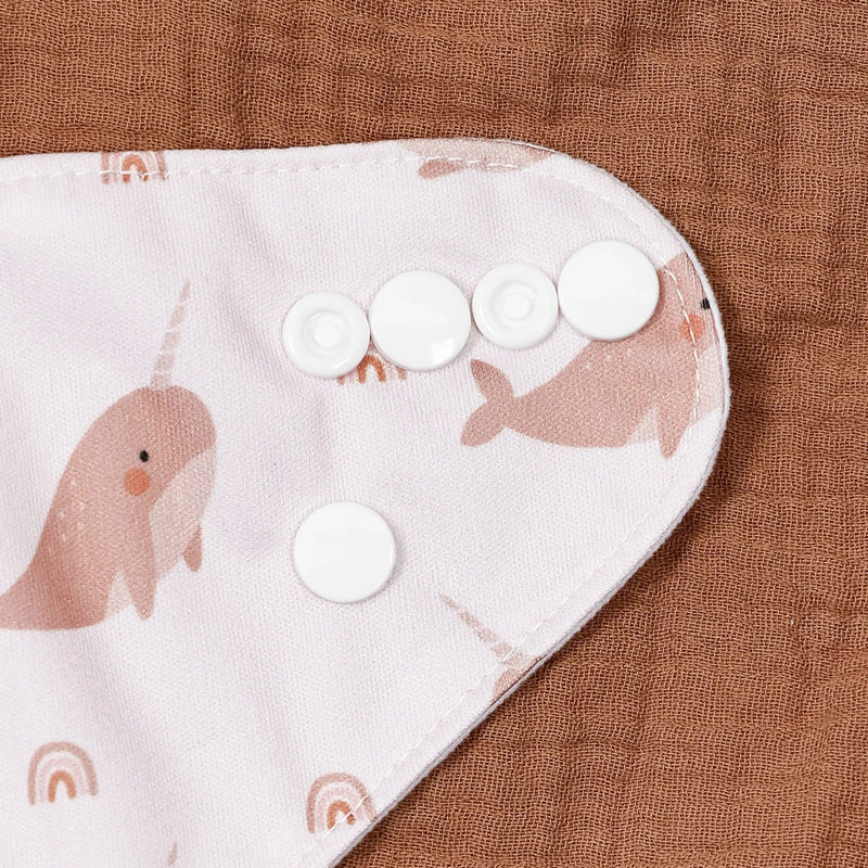 Pañales de tela para bebé, impermeables, reutilizables, ajustables, ecológicos, 100 % poliéster.