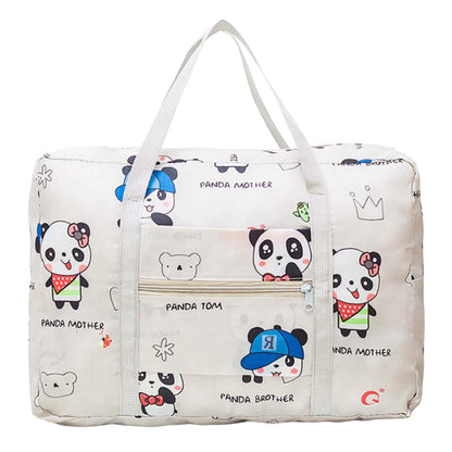 Foldable Travel Duffel Bag Portable Weekender Overnight Carry on Bag for Waterproof Luggage Organizer Floral Print Travel Tote