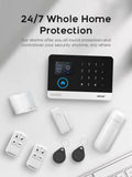 PGST 4G WiFi Alarm System Security Protection Tuya Alexa Smart Life Home Automation Motion Sensor Alarm Security System Kit Set