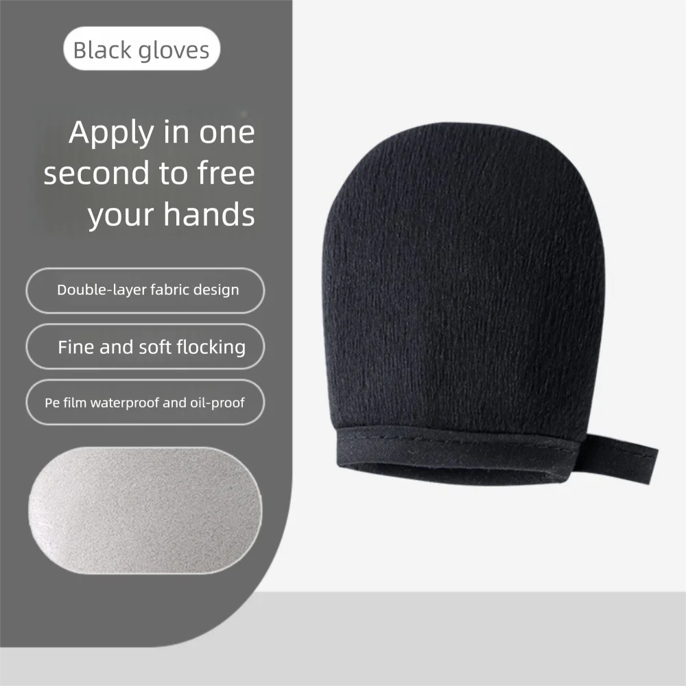 3-In-1 Body Lotion Glove Makeup Applicator Reusable Hands Applicator Double-Sided Prevents Sticky Bath Cleaning Tools