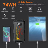 NEW Jump Starter Power Bank 6000A Portable Car Battery Starter For 12V Car Emergency Booster Starter Starting Device