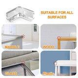4/10pcs Children Anti Collision Corner Edge Protection Guards Baby Safety Corner Silicone Protector Table Soft Transparent