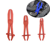 Nylon Hose Clamp Pliers for Car Repair; 1/3 Set Hands Free Brake Fuel Water Line Clamp Tool