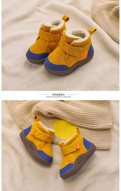 Girl Boot Baby Snow Boot Winter Baby Soft Sole Walking Shoe Child Plush Cotton Shoe Anti Slip Warm Kid Shoe Kid Boot Boy Botines