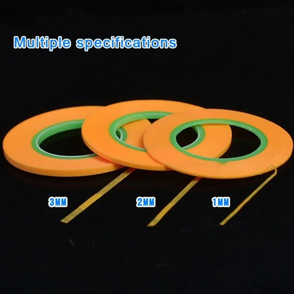 3/4/9 Rolls Model Masking Tape Fine Line DIY Cover Tape for Hobby Gundam Model Paint Tool 1/2/3/6/8/10/12/15/18/20/24/30mm
