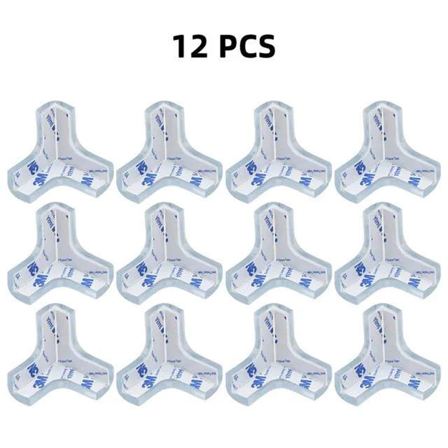 4pcs/8pcs/12pcs Kids Baby Safety Silicone Protector Table Corner Edge Guard Child Anti-collision Edge Protector 