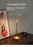 Rechargeable Table Lamp Creative Dining Touch LED Hotel Bar Coffee Pina Pro Table Lamp Decorative Desk Lamp