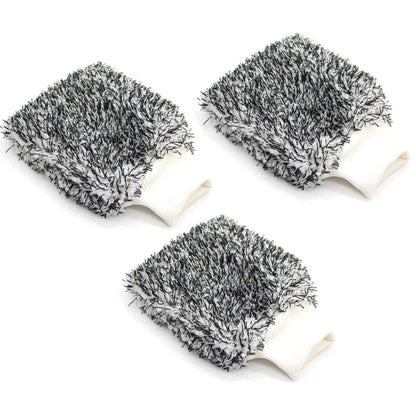 Guantes de limpieza de coche de microfibra suave de alta densidad, sin rayones, accesorios para vehículos 