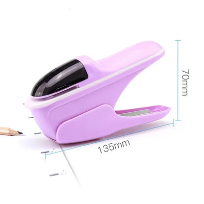 1PCDesktop Stapleless Stapler For Fixing Up To 8 Sheets For Home School Office Desktop Stapler Ticket Paper And Document Binding