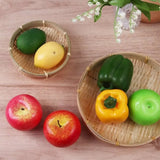 Handmade Woven Woven Bamboo Tray Bamboo Round Bamboo Woven Basket Decorative Serving Tray Living room