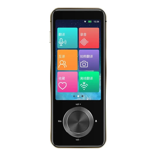Dispositivo traductor M9 137 idiomas Traductor inteligente Grabación de voz en tiempo real Traducir texto Máquina compatible con 16 idiomas sin conexión